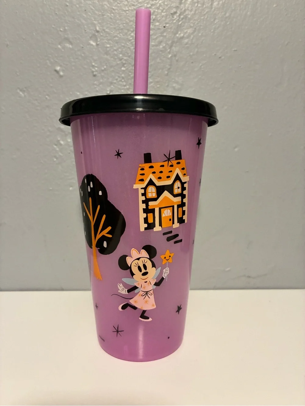 Disney Halloween Minnie Mouse Plastic tumbler Cup